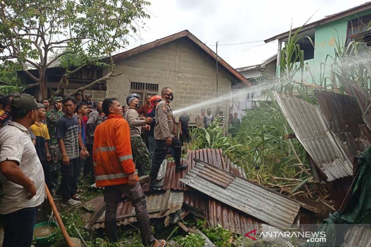 Sejumlah rumah di Aceh Tamiang terbakar