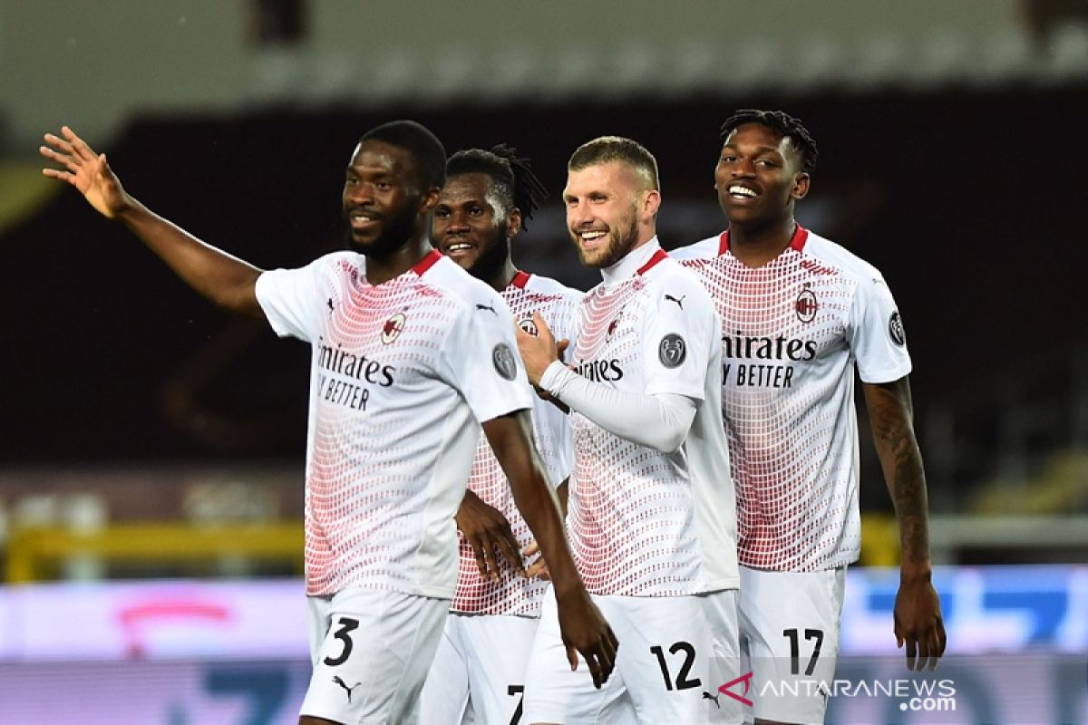 AC Milan Gulung Torino 7-0 untuk perkuat peluang empat besar