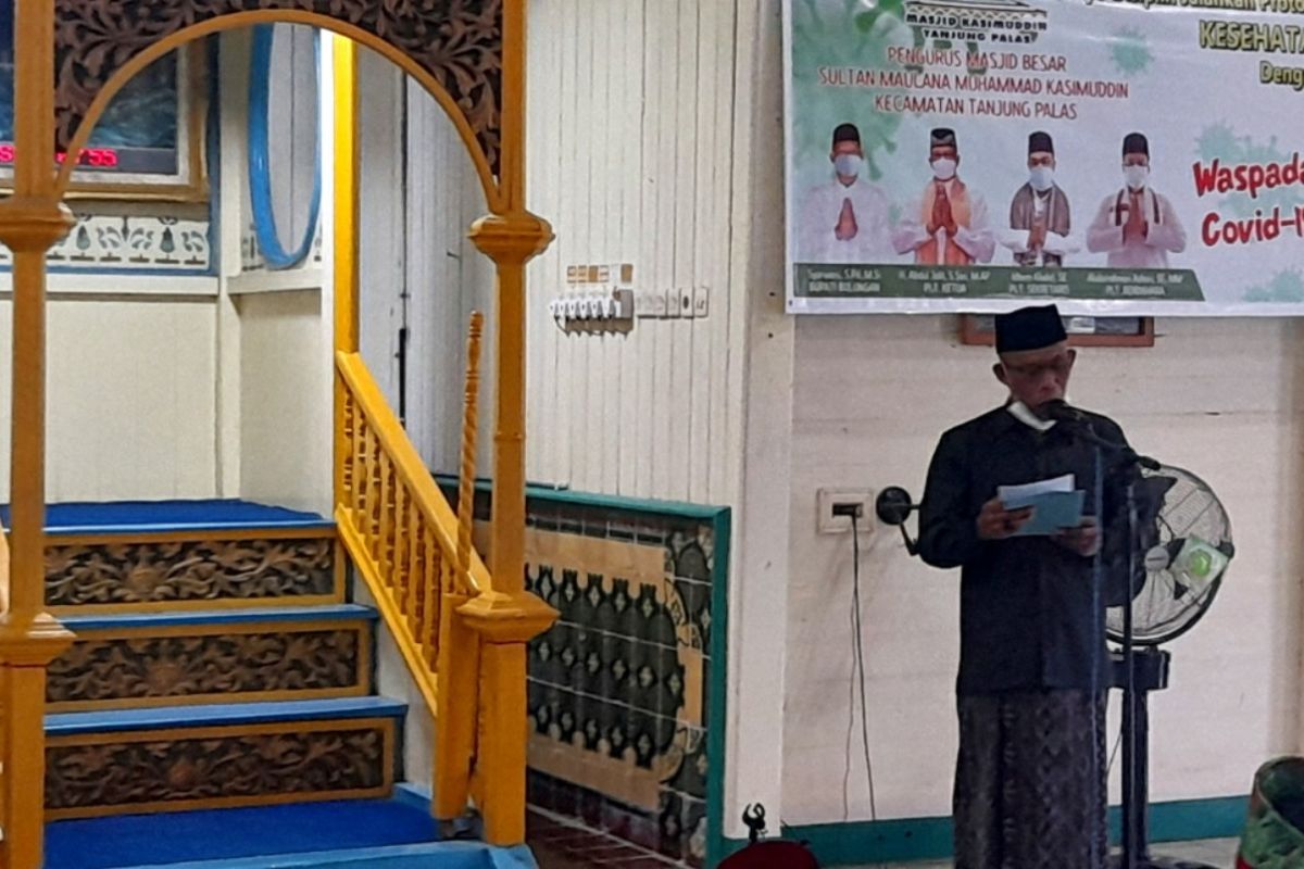 Shalat Id Bulungan diwarnai hujan