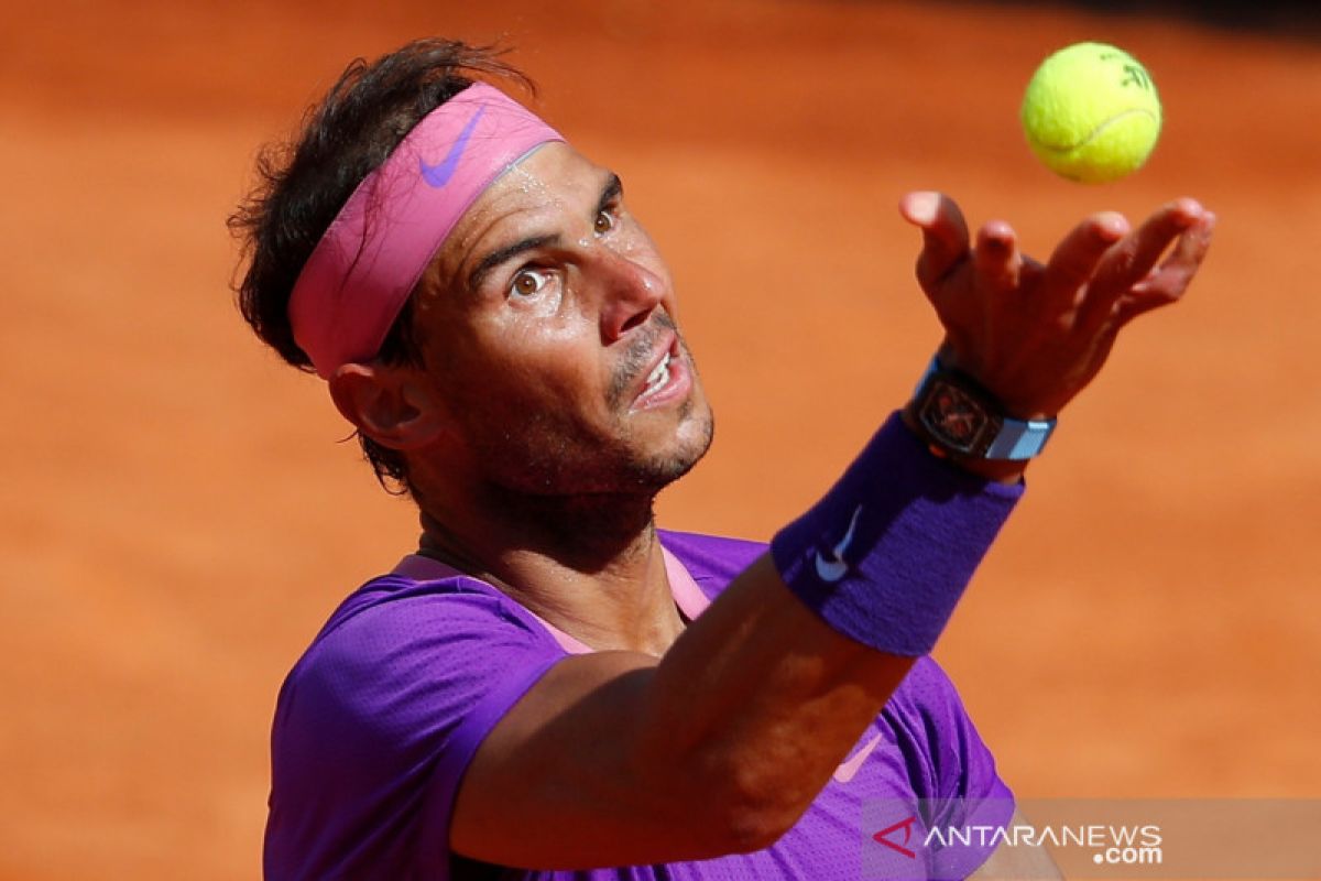 Cuaca hangat dukung Nadal lalui babak pertama French Open 2021