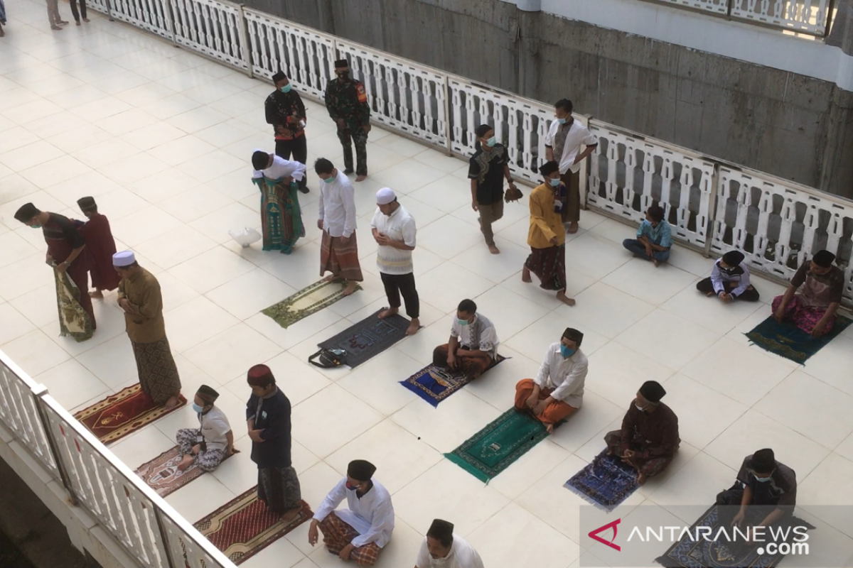 Cara Masjid Raya Hasyim Asy'ari batasi jamaah Shalat Id