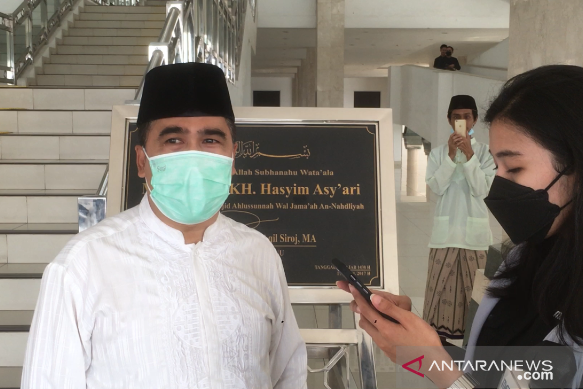 Masjid Raya KH Hasym Asy'ari gelar Shalat Jumat dengan prokes ketat