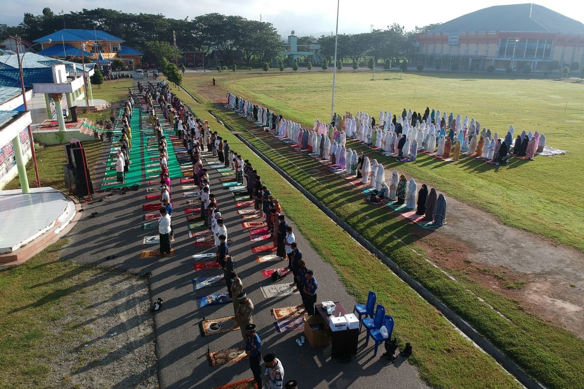 Shalat Id di Kabupaten Gorontalo terapkan protokol kesehatan