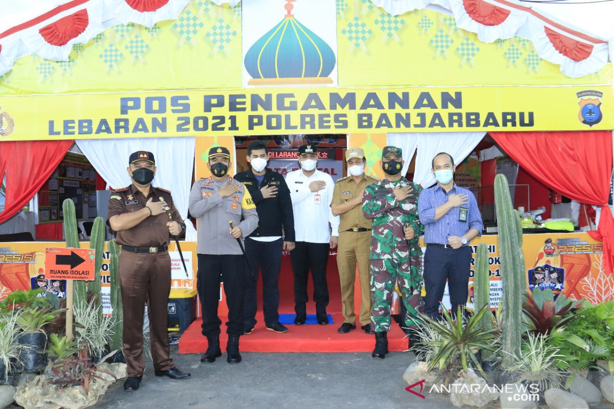 Wali Kota bersama Forkopimda kunjungi Pos Pengamanan Lebaran