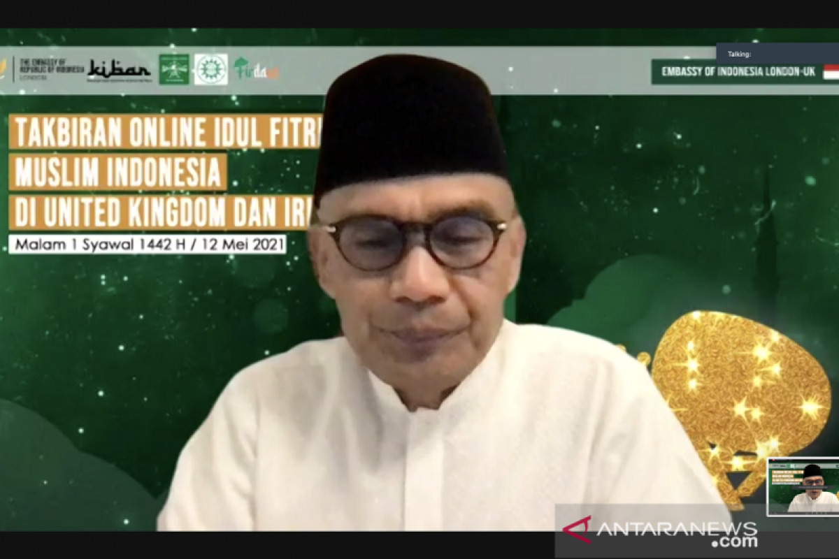 Dubes Desra serukan dukungan untuk Palestina dalam takbiran virtual