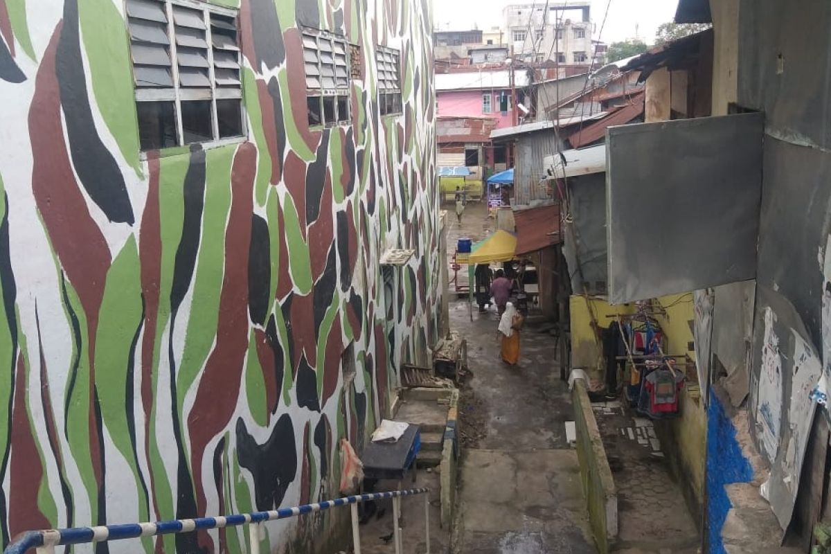 Ratusan rumah di Kampung Aur Medan sudah bersih dari banjir