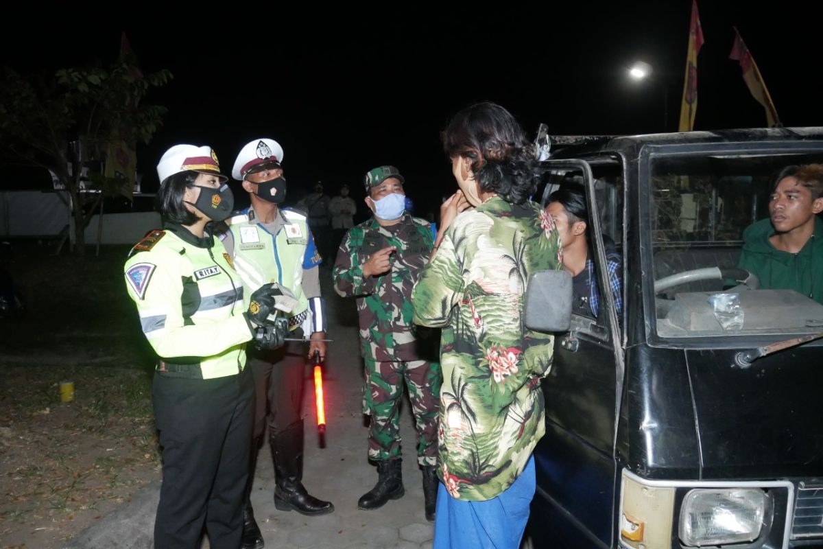 Polres Lobar amankan sejumlah kendaraan kedapatan takbir keliling