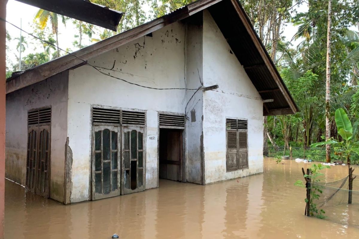 Downpour-triggered flooding submerges 14 villages in West Aceh