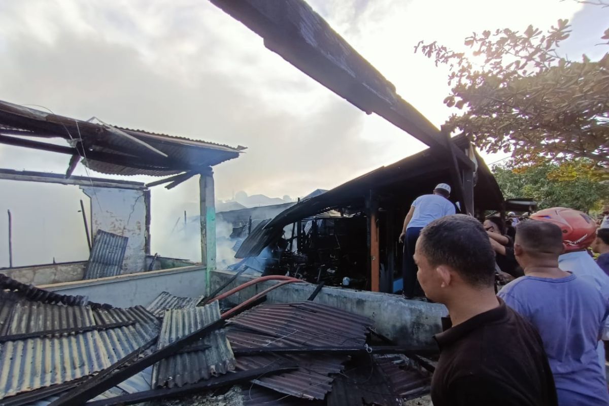 Lima rumah hangus terbakar di Tarakan