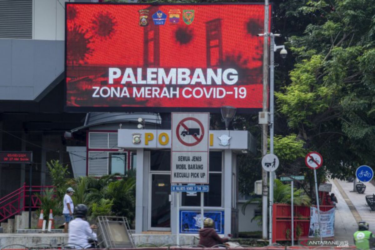 Jumlah kasus COVID-19 Kota Palembang tertinggi di Sumsel