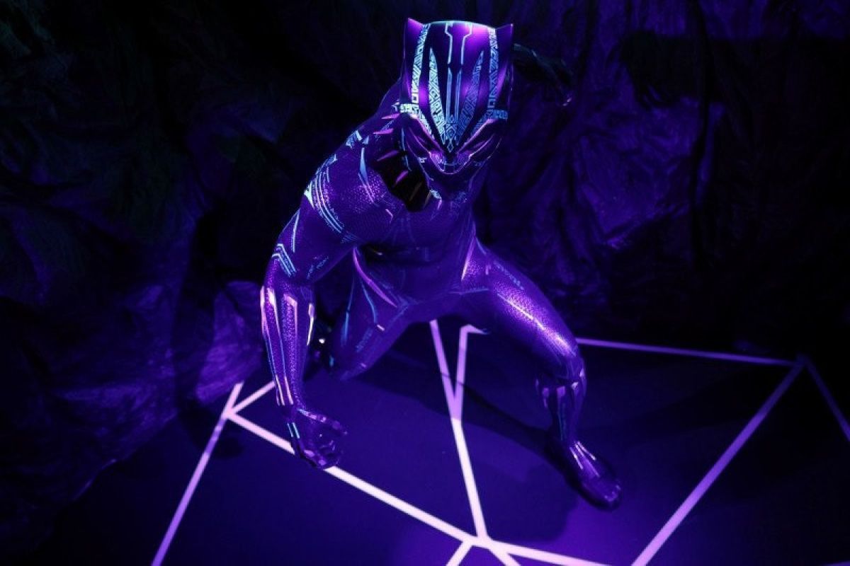 Pahlawan dari Marvel, Black Panther hadir di pembukaan kembali Museum Madame Tussauds