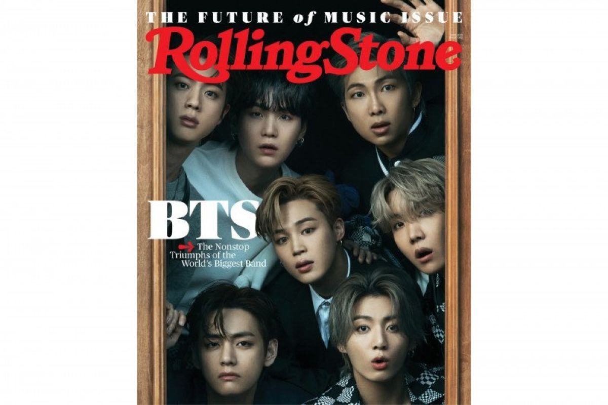 Grup idola BTS jadi musisi Asia pertama yang tampil di sampul Rolling Stone