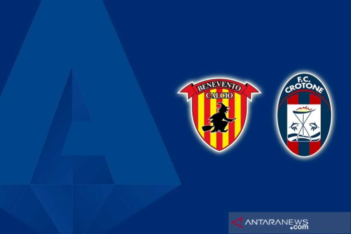 Gol larut Crotone hapus peluang Benevento hindari degradasi