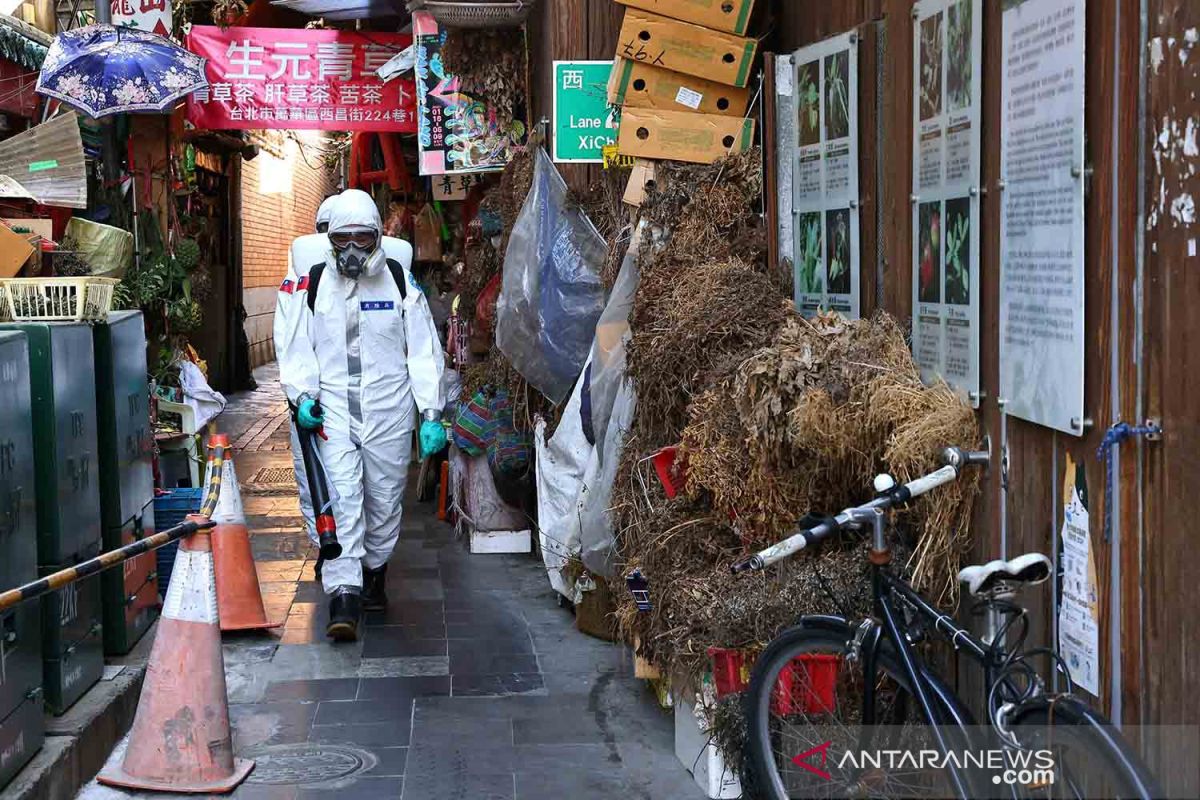 Sampah wadah makanan menumpuk di Taiwan selama "lockdown"