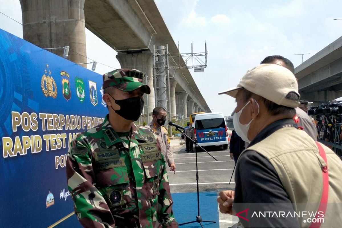 Kodam Jaya terjunkan 2.500 personel bantu hadapi arus balik