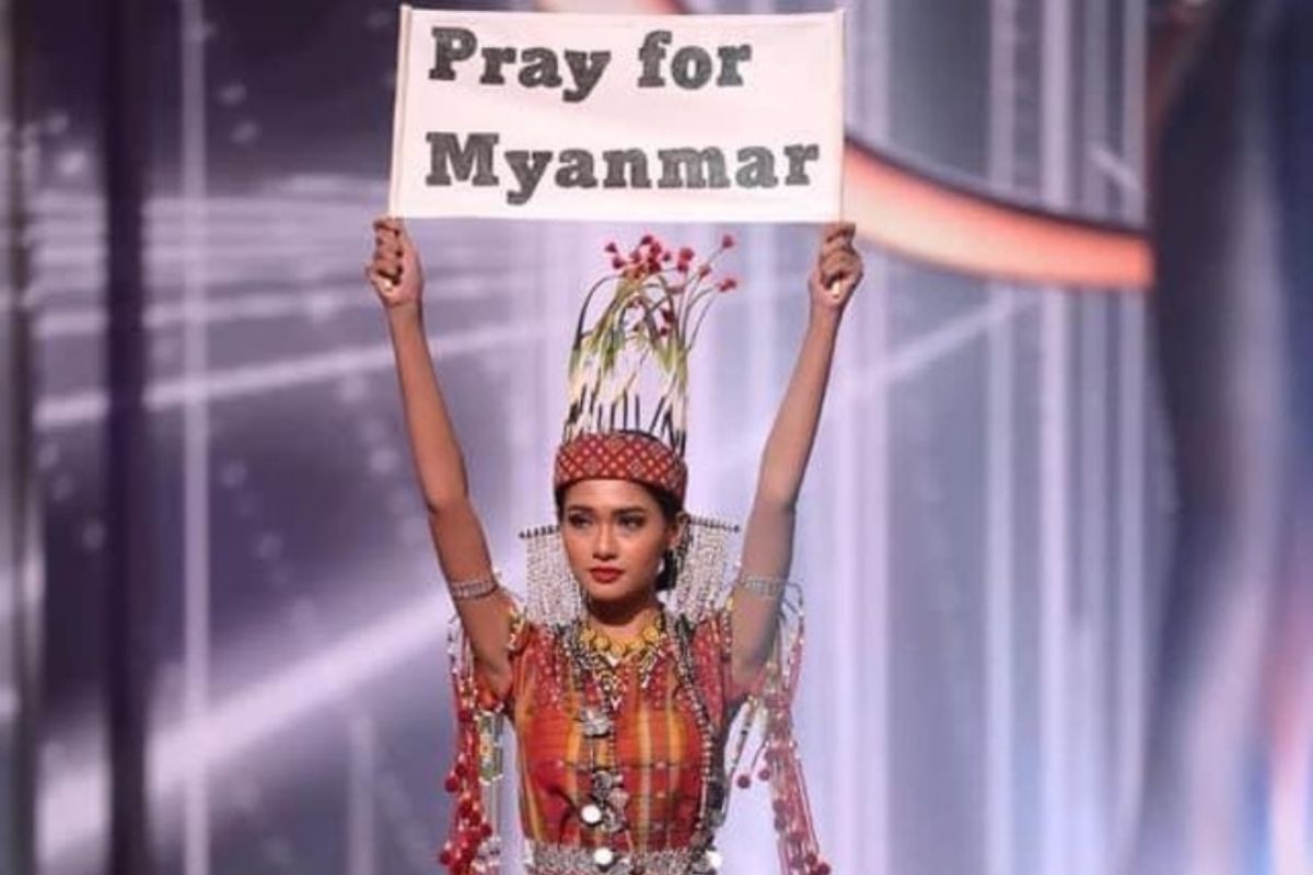 Ini kisah kontestan Myanmar serukan perjuangan di Miss Universe 2020