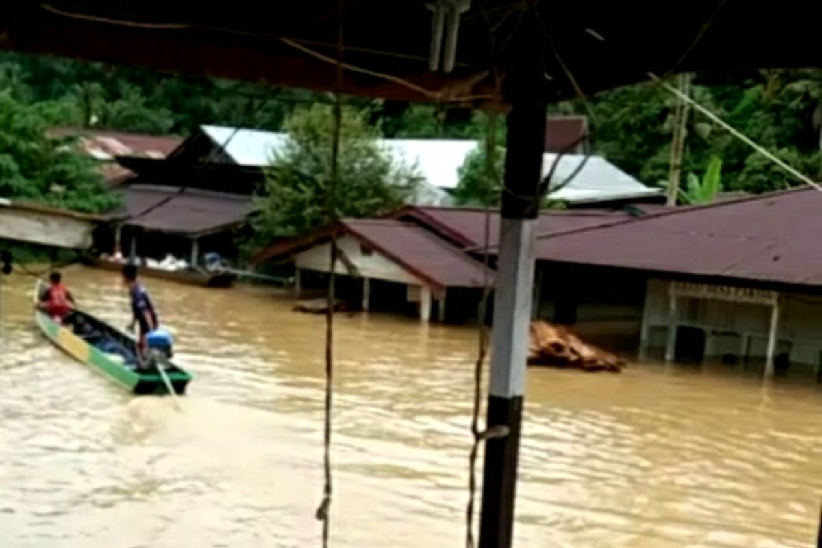 Banjir di sejumlah daerah pedalaman Kaltara