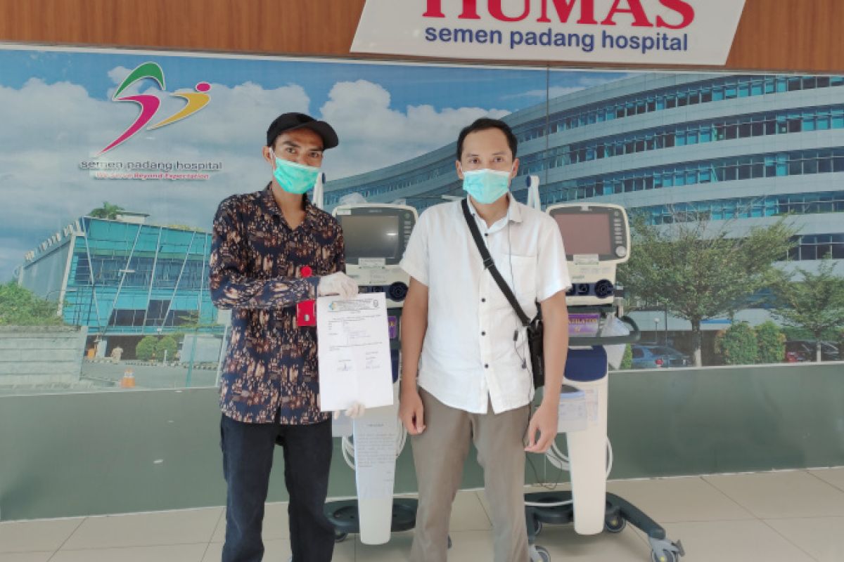 RS Semen Padang pinjamkan ventilator untuk penanganan COVID-19 ke RSUP M Djamil