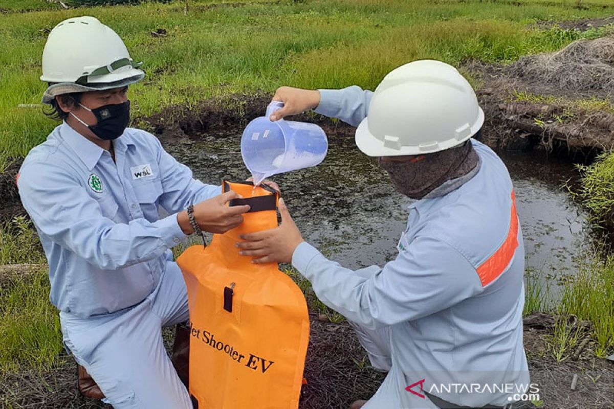 Perusahaan asal Jepang kembangkan cairan pengendali karhutla