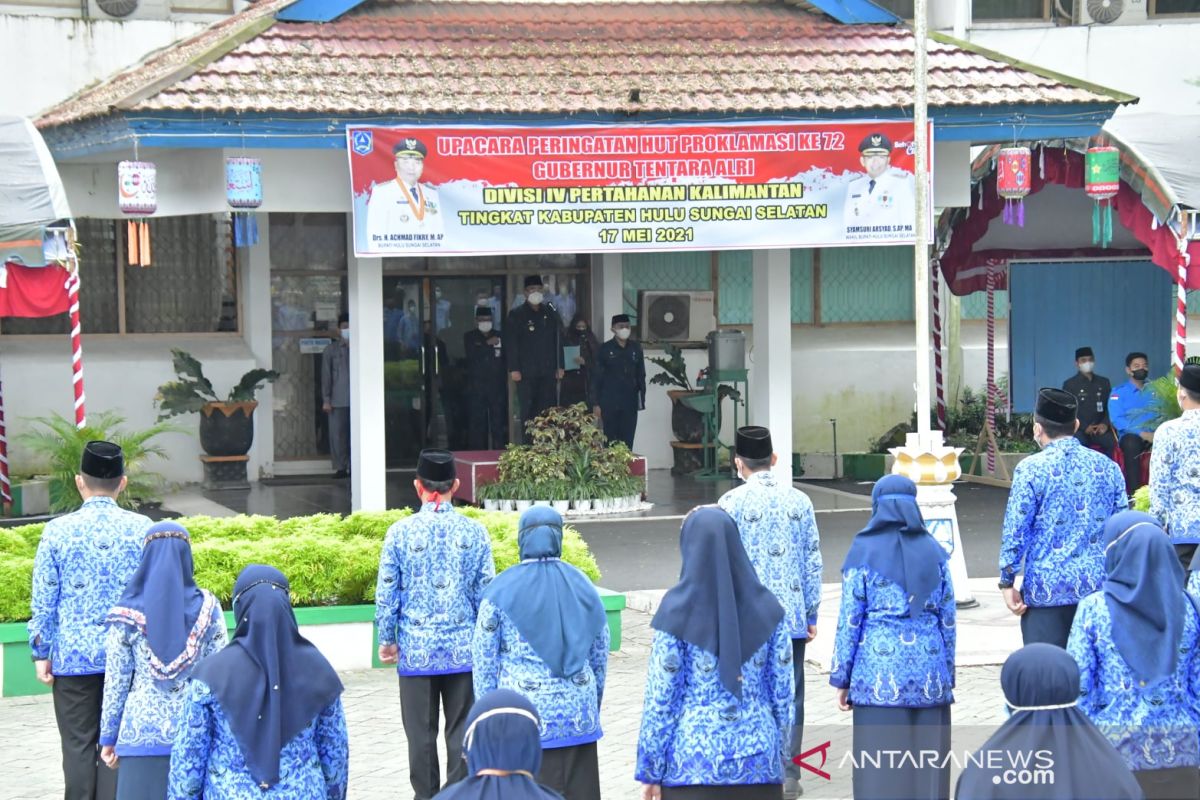 Peringatan HUT ke-72 ALRI Divisi IV, Bupati HSS ajak kenang jasa pejuang