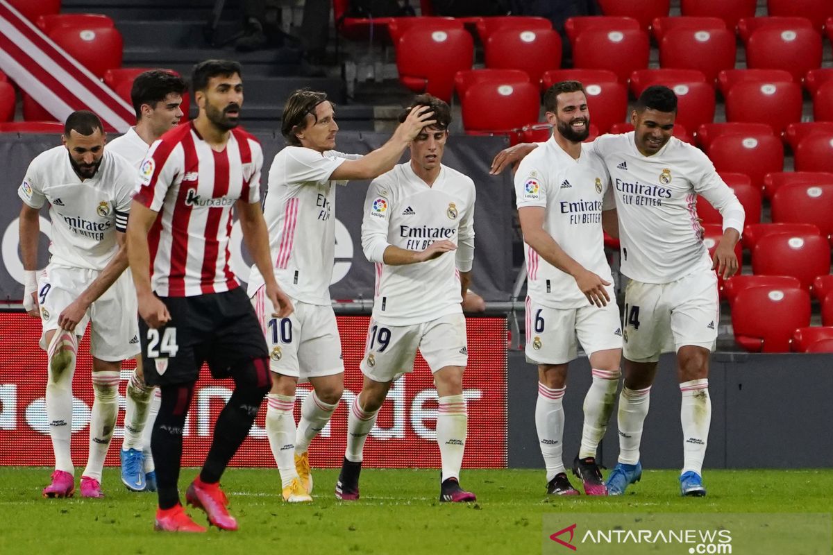 Menang atas Bilbao, Real Madrid tetap bertarung hingga pekan terakhir