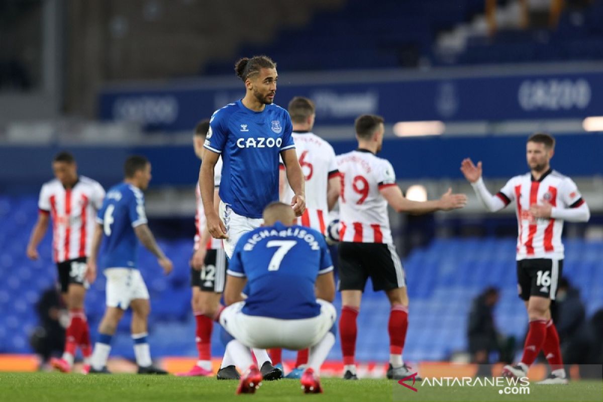 Liga Inggris: Everton dipecundangi tim juru kunci Sheffield United