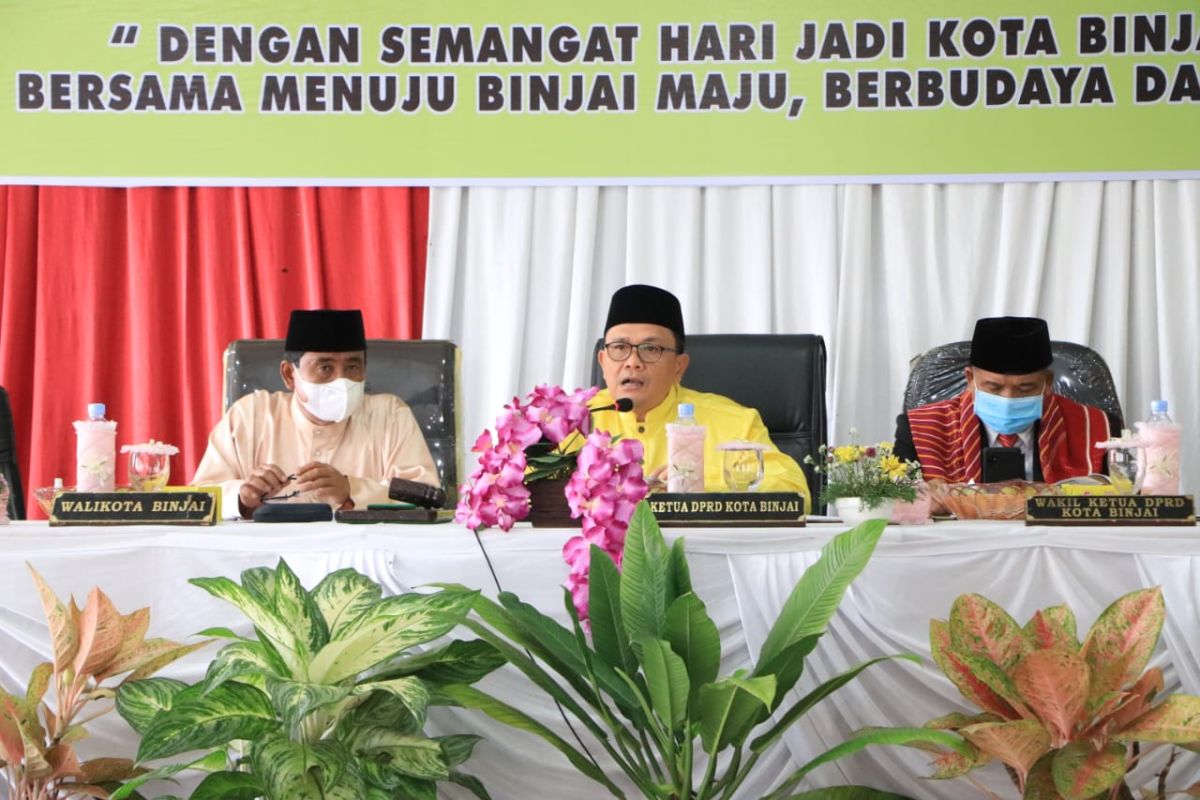 Wali Kota Binjai hadiri HUT Ke 149 di DPRD setempat