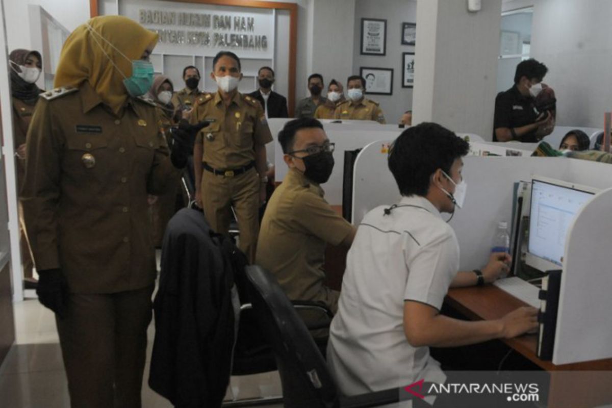 Wakil Wali Kota-Sekda Palembang dapati pegawai bolos usai Lebaran