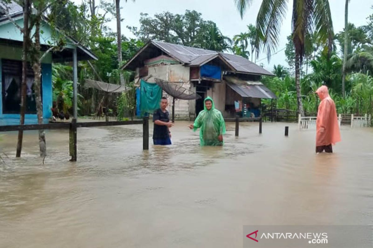 Diguyur hujan deras, enam kecamatan di Simeulue direndam banjir