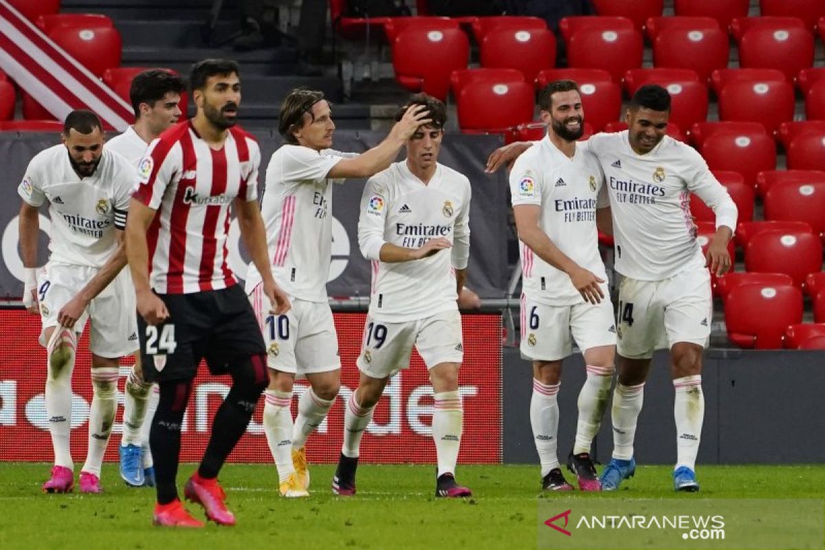 Menang atas Bilbao 1-0, Real Madrid tetap bertarung hingga pekan terakhir
