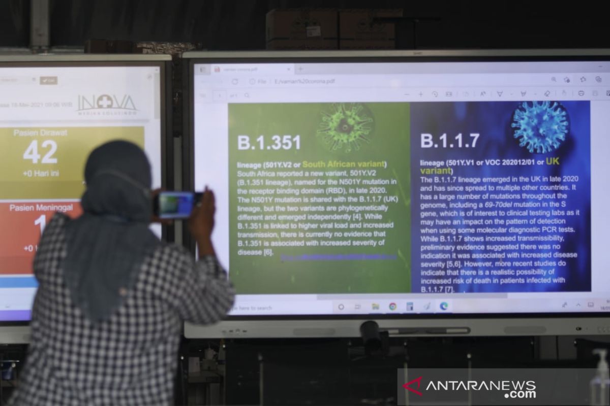 Dua pasien positif COVID-19 varian baru ditangani khusus di RSLI Surabaya