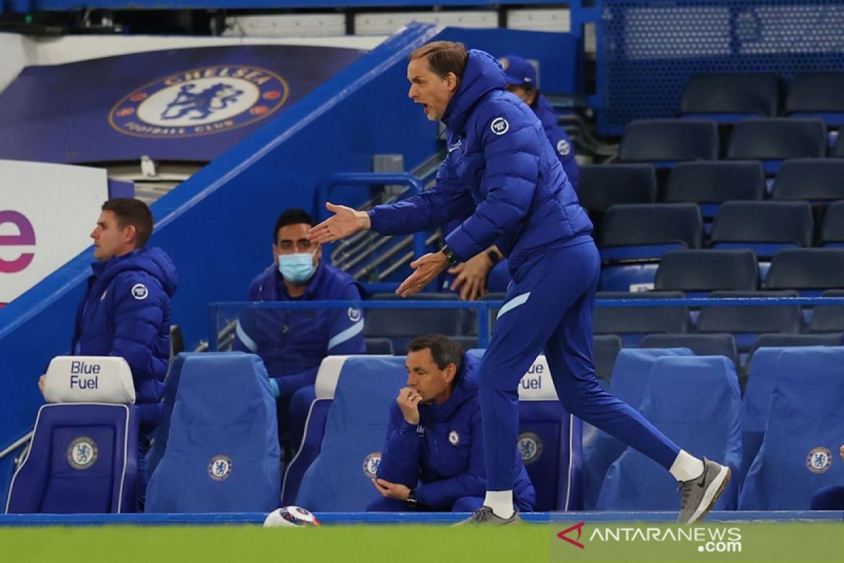 Liga Inggris: Tuchel berharap kehadiran suporter bantu Chelsea finis empat besar