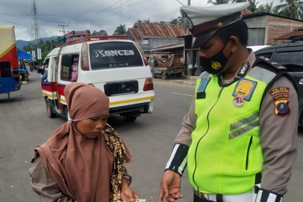 Pascalibur Idul Fitri, Polres Tapsel gencar operasi prokes