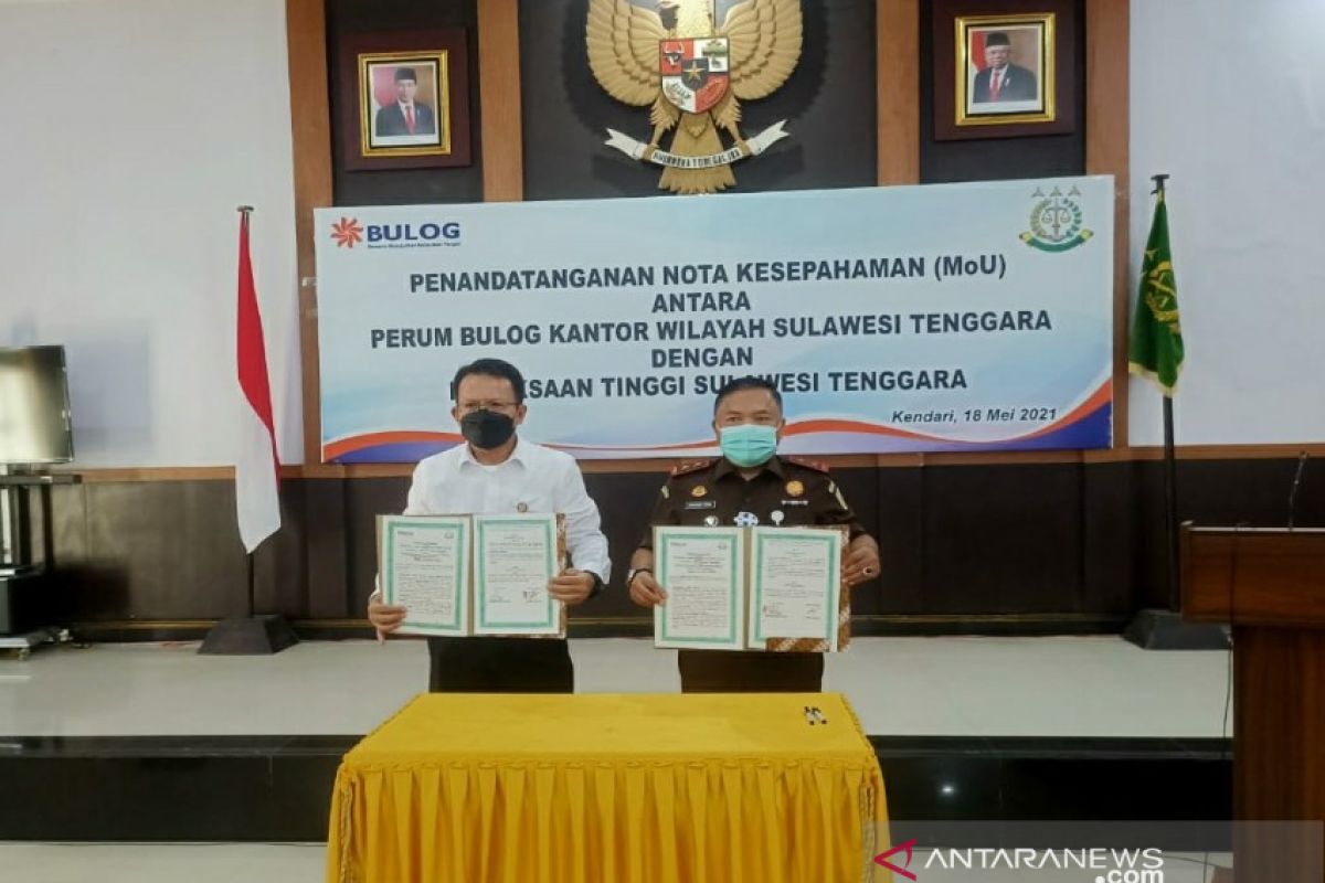 Bulog dan Kejati Sultra kerja sama bantuan pelayanan hukum