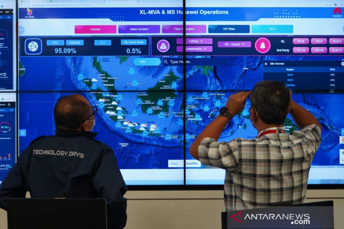 Lebaran tanpa mudik, trafik data XL Axiata naik 35 persen