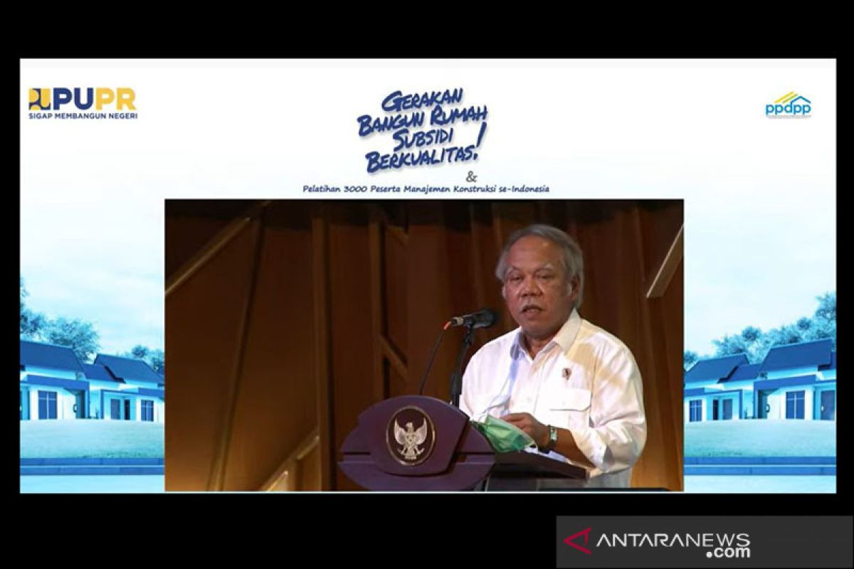 Menteri PUPR: Subsidi rumah bakal terus ditingkatkan di tengah pandemi