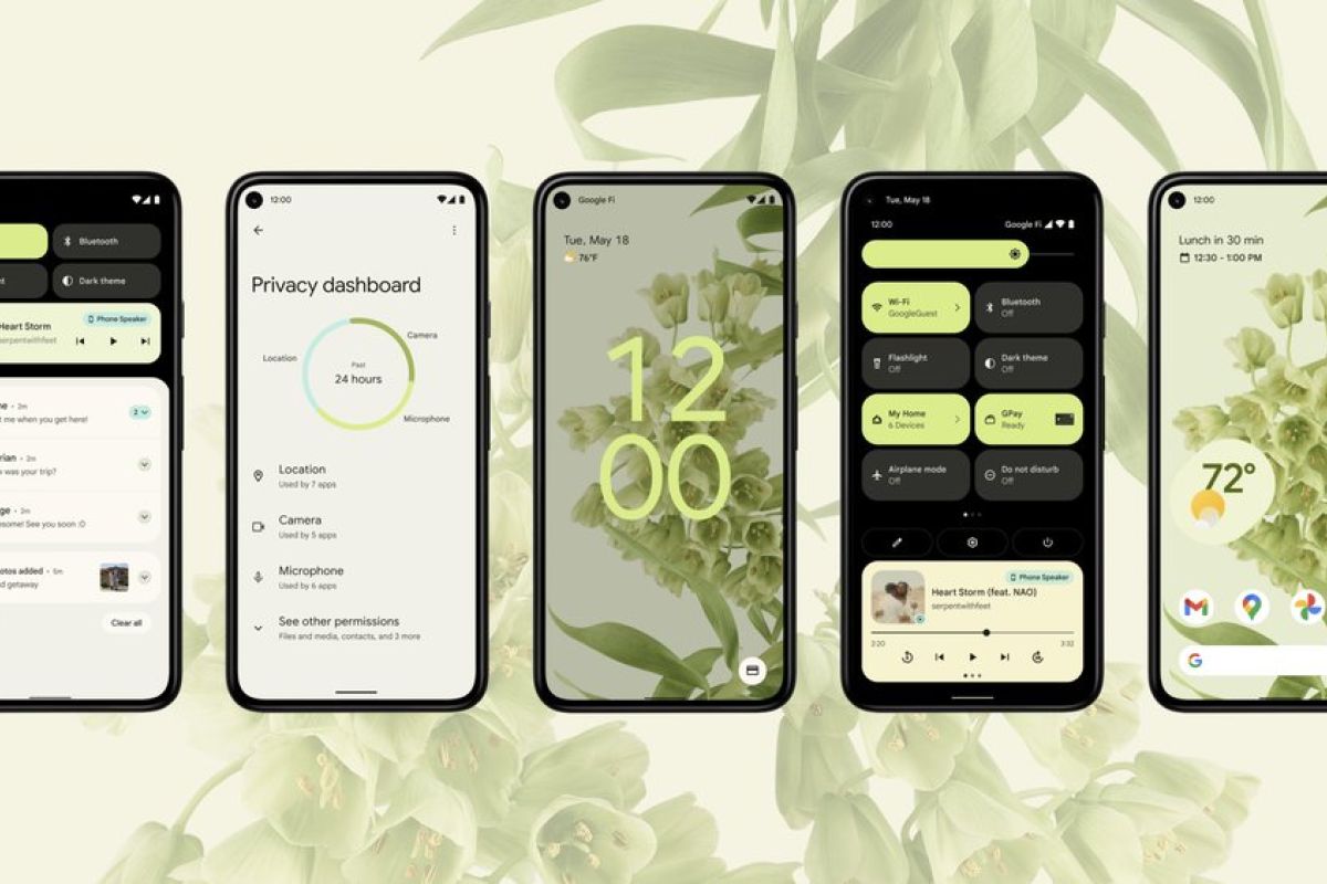 Android 12 tawarkan sistem baru dibungkus tampilan segar