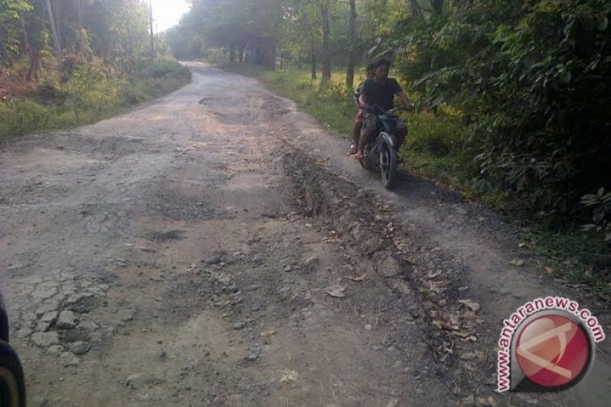 Warga Kabupaten OKU Timur keluhkan jalan rusak