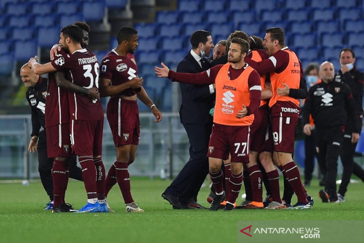 Torino antar Benevento terdegradasi ke Serie B seusai imbangi Lazio