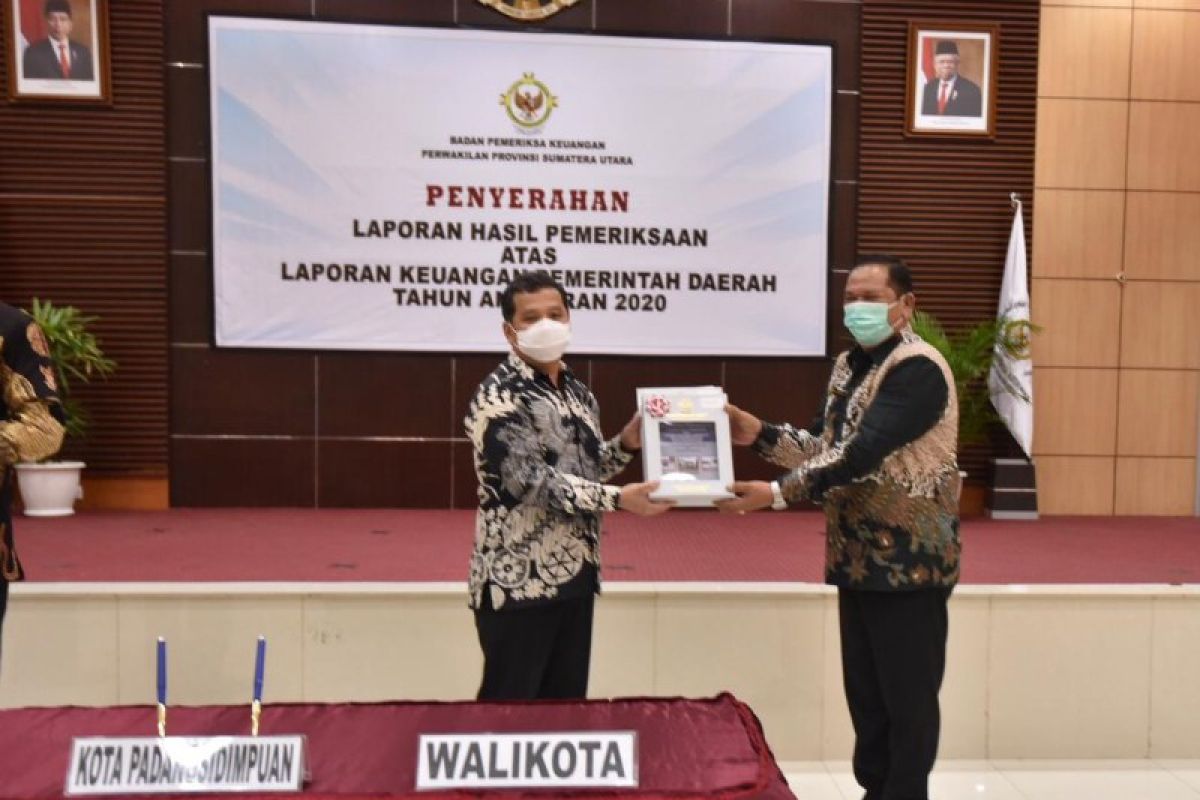 Pemkot Padangsidimpuan raih WTP dari BPK