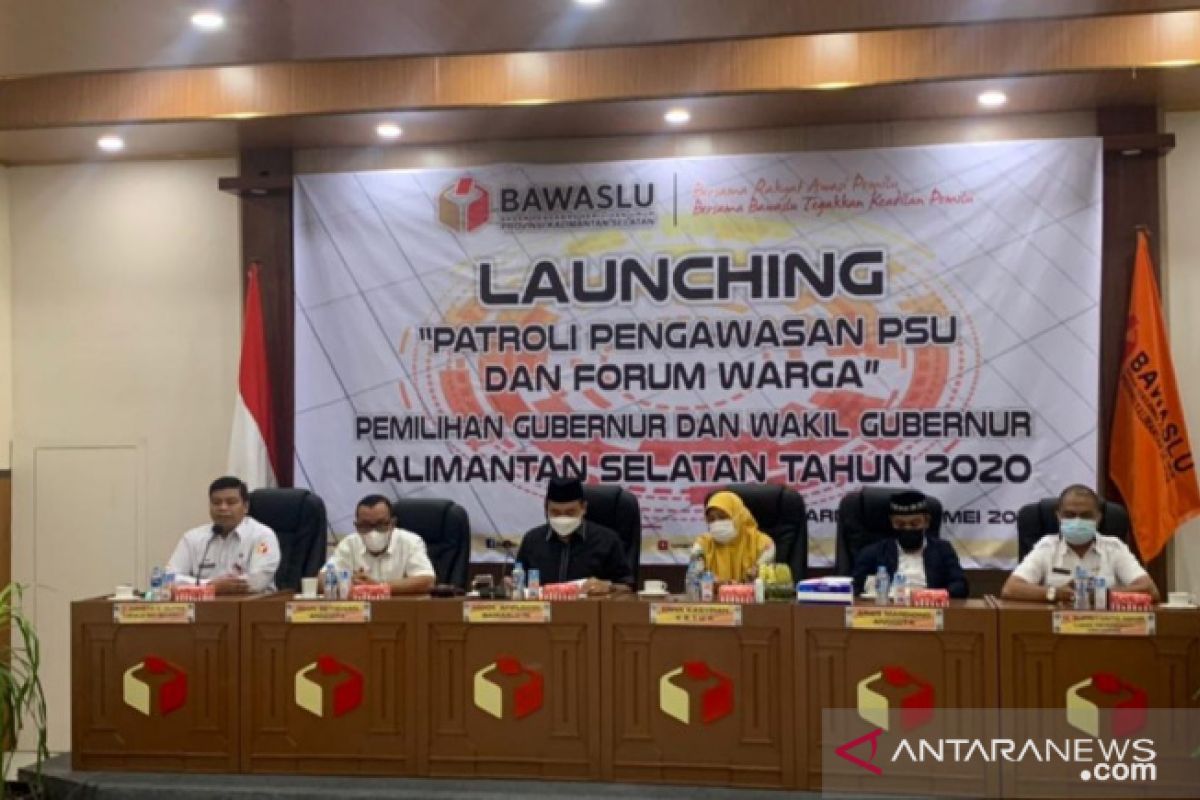 Bawaslu Kalsel mulai aktifkan pengawasan PSU Pilkada 2020