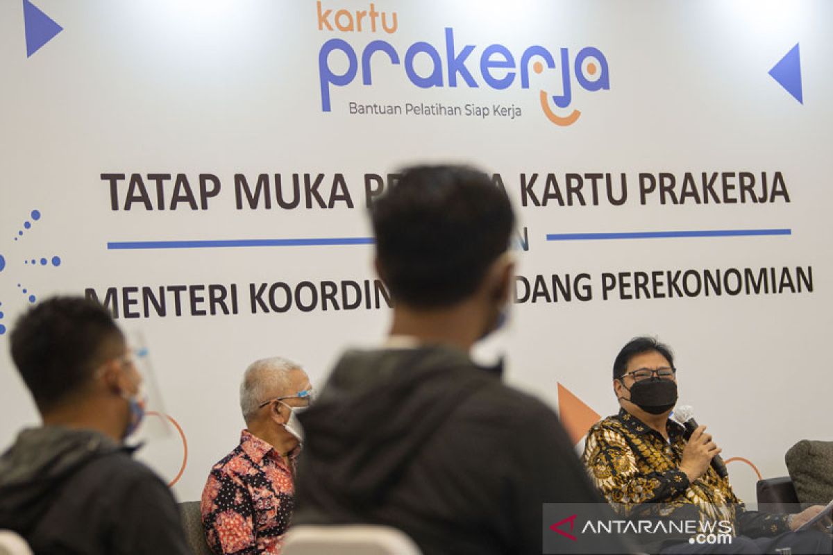 Menko Airlangga: 62,7 juta orang telah daftar Kartu Prakerja