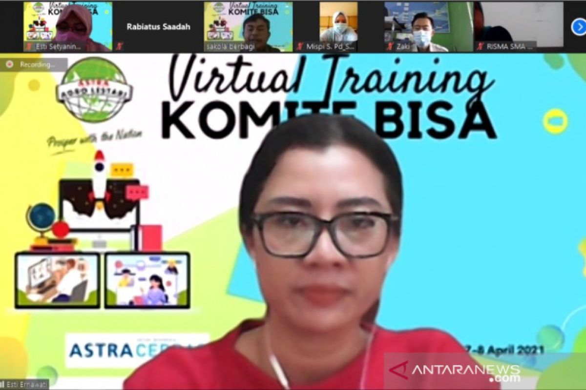 Peduli pendidikan, PT Subur Agro Makmur laksanakan virtual training komite bisa