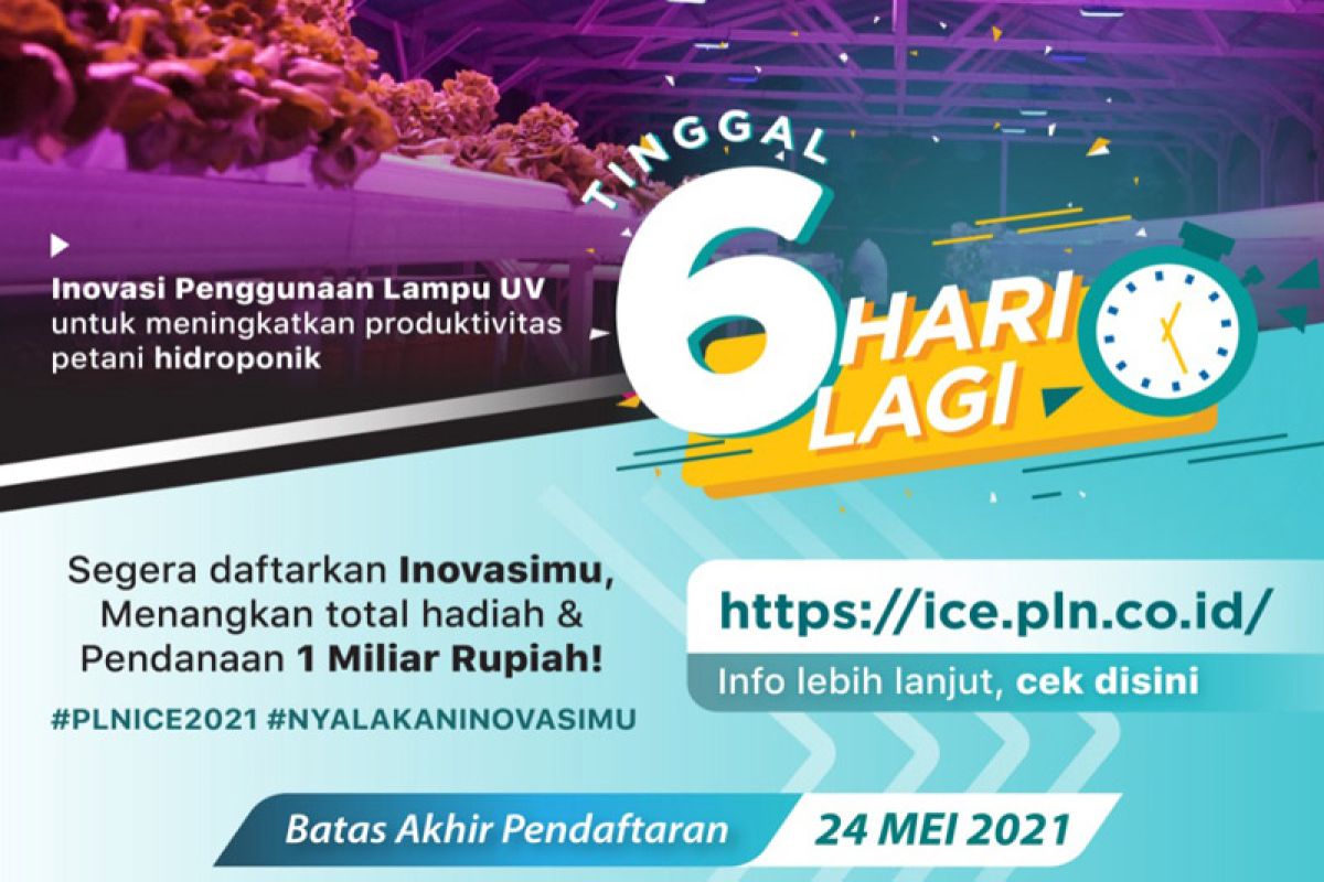 Segera daftar, Kompetisi inovasi PLN berhadiah Rp1 M ditutup 6 hari lagi