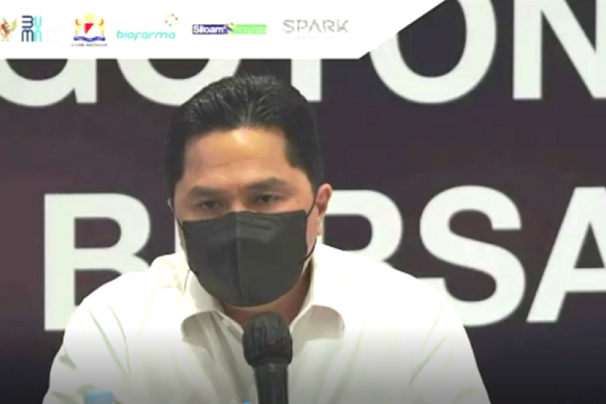 Erick Thohir sebut UMKM bisa ikut vaksin gratis melalui vaksin Gotong Royong