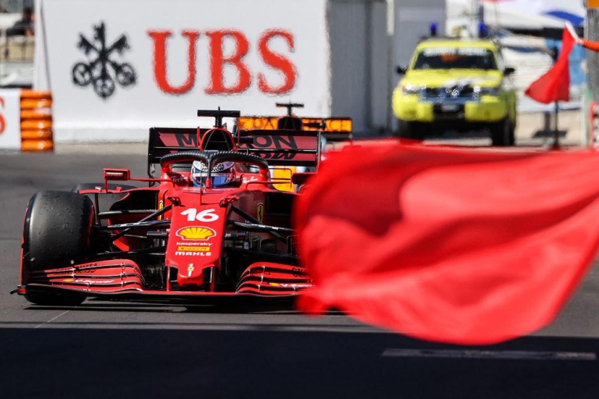 Leclerc dan Sainz bawa Ferrari finis 1-2 di FP2 GP Monako