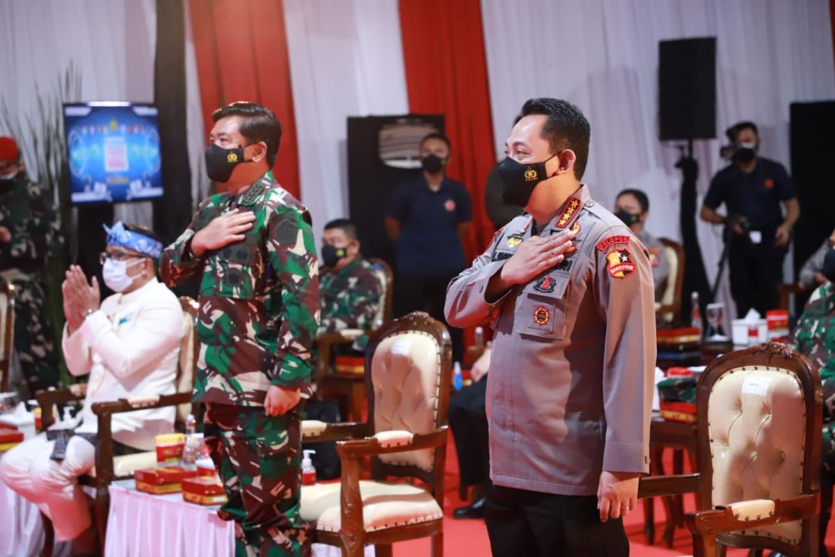 Kapolri dan Panglima TNI luncurkan layanan darurat 110