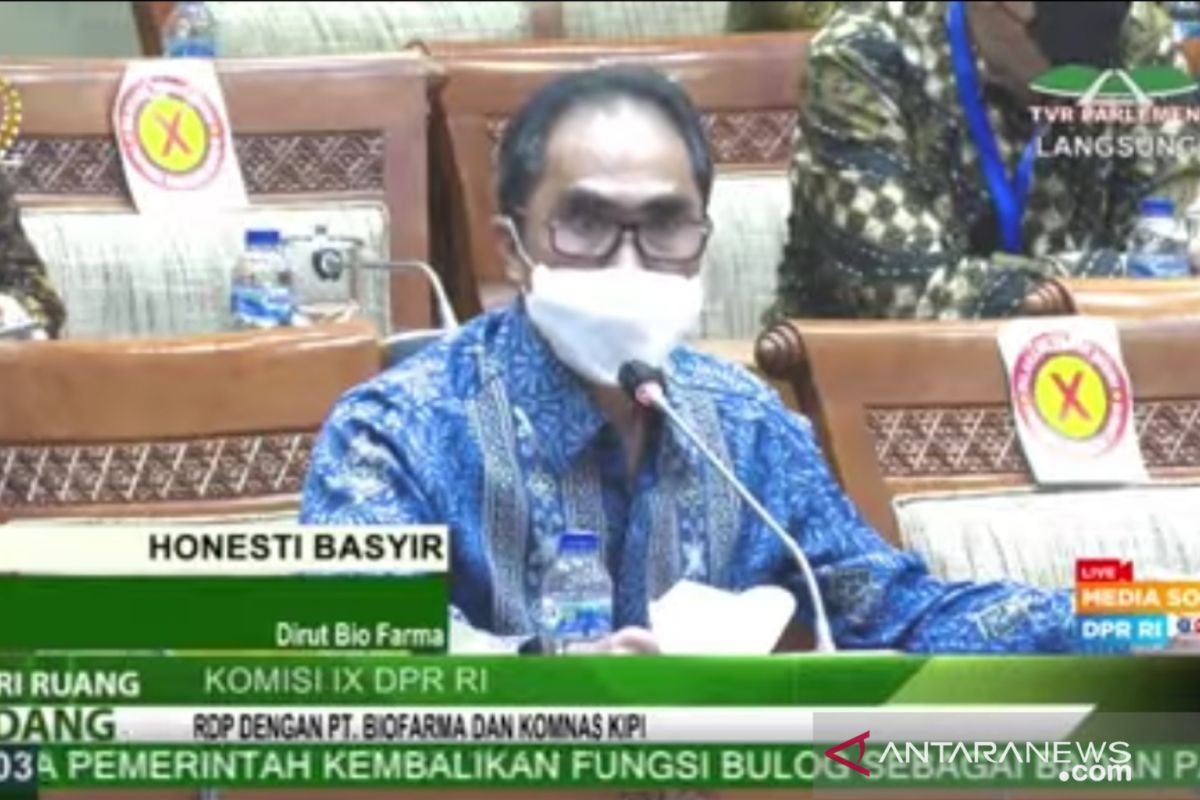 Bio Farma targetkan produksi 122,5 juta bahan baku Sinovac hingga Oktober