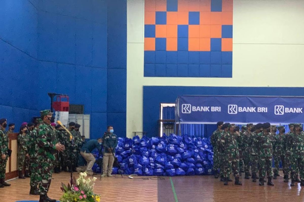 BRI bantu 21.300 paket sembako kepada prajurit TNI AD