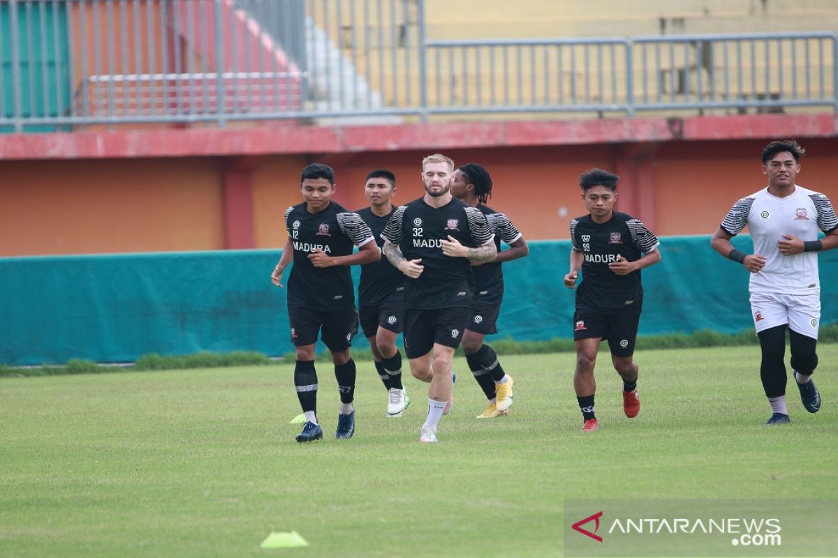 Madura United izinkan hanya wartawan telah divaksin meliput latihan